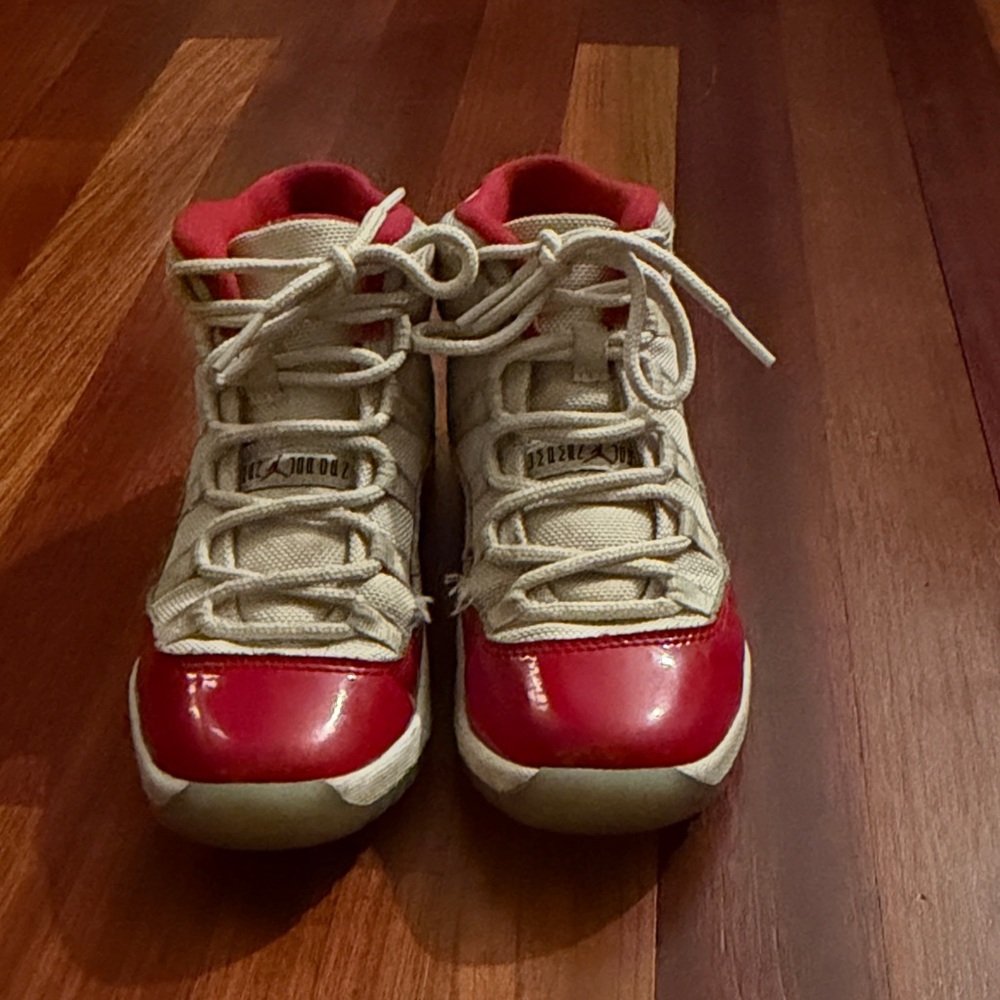 Kids Red and White Jordan’s